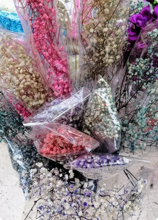 Mimoza Pıtırcık renkli demet çiçek