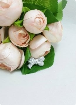 100 lü 2,5 Cm Pvc Papyon, Fiyonk Süsleme Objesi