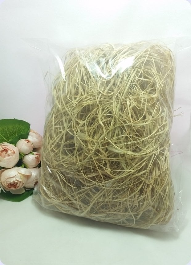 Doğal Rafya Asetat Kutu Taban Süsü