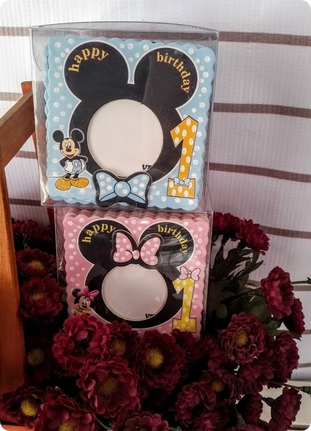 25 ' Lİ 1 yaş Mini / Miki Magnet Çerçeve