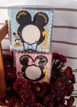 25 ' Lİ 1 yaş Mini / Miki Magnet Çerçeve