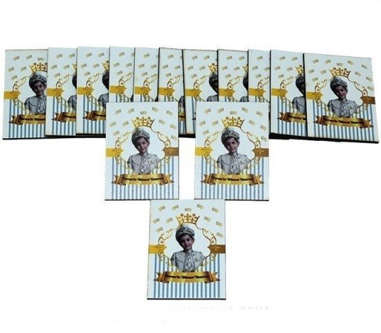 7*10 cm Baskılı Resimli Ahşap Sünnet Süsü
