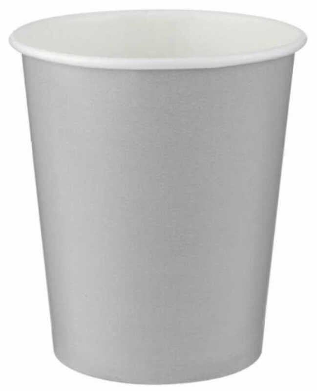 8 Lİ KARTON BARDAK GÜMÜŞ 8 OZ