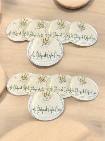 30 Cm Şeffaf Pleksi üzerine Uv baskılı Kapı süsü