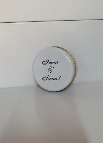 20 Li Uv Baskılı 7,5x3 Cm Teneke Kutu