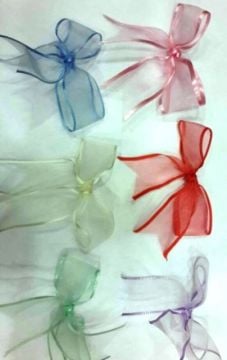 Hazır Organze Tül Fiyonklar 20'li Paket