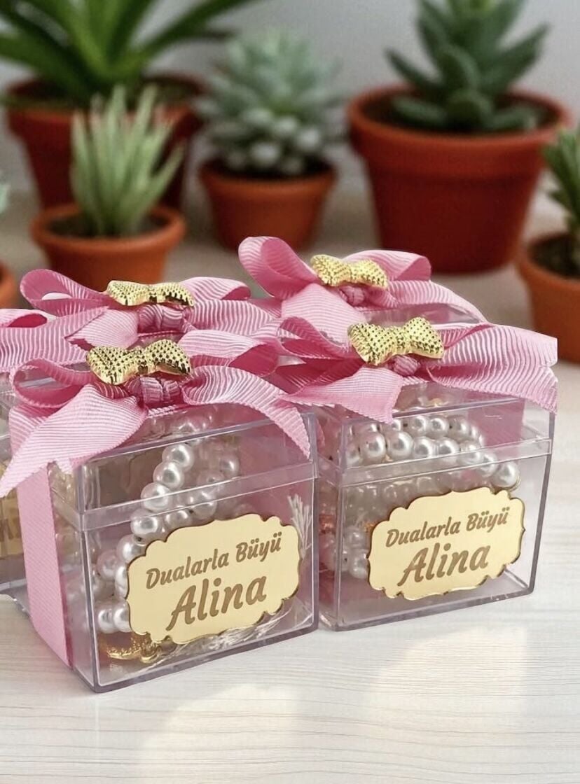 20 Lİ Mika kutuda Tesbih Hediyelik