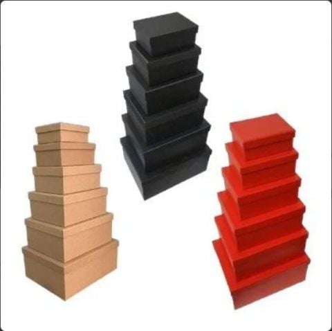 6 lı Dikdötgen Hediyelik Kutu