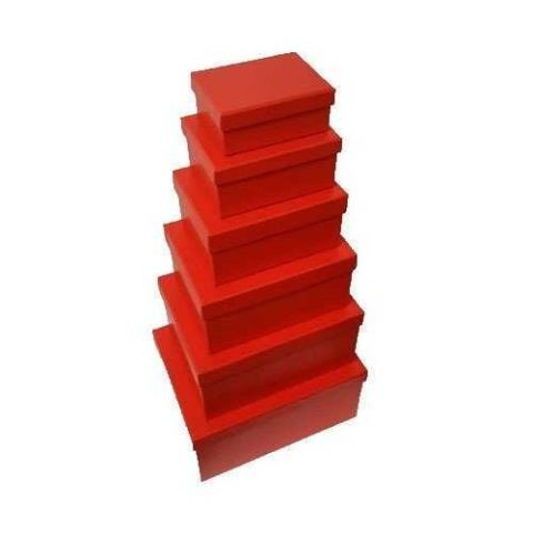 6 lı Dikdötgen Hediyelik Kutu