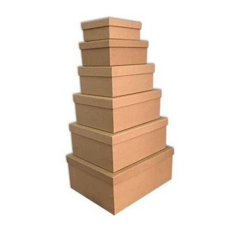 6 lı Dikdötgen Hediyelik Kutu