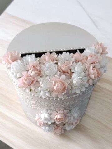 Süslü Silindir Takı Sandığı