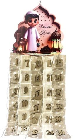 Erkek çocuklu 30 Günlük Ramazan Hediye Takvimi