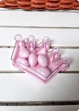 PVC Taç Şeker ve Mevlüt Tespih Kutusu