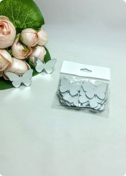 25 Ad 4 Cm Kelebek Lazer Kesim Pleksi Ayna