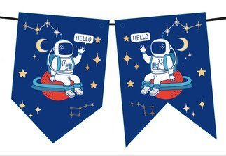ASTRONOT UZAYDA KIRLANGIÇ FLAMA BAYRAK
