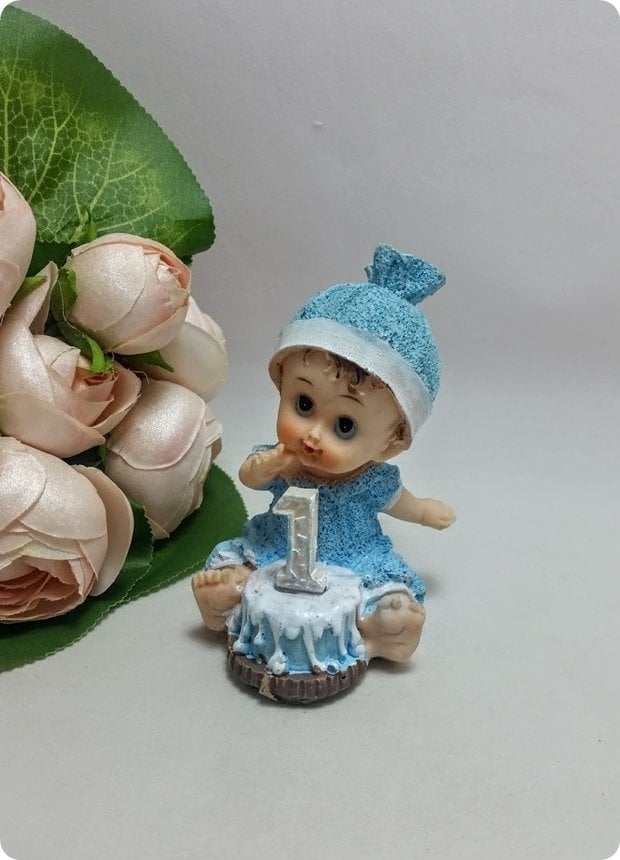 1 Yaş Pastası Bebek Şekeri Biblo