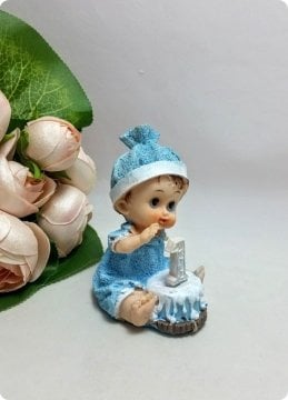 1 Yaş Pastası Bebek Şekeri Biblo