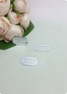 Pleksi Ayna Nikah Bebek Şekeri Yasin Üzeri İsimlik