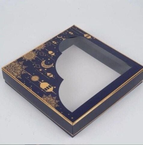 10  Lu 25x25x5 Pencereli Dini Ürün Kutusu (hac / umre / ramazan )