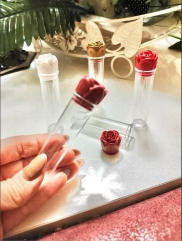 Pvc Gül Tıpalı Şişe