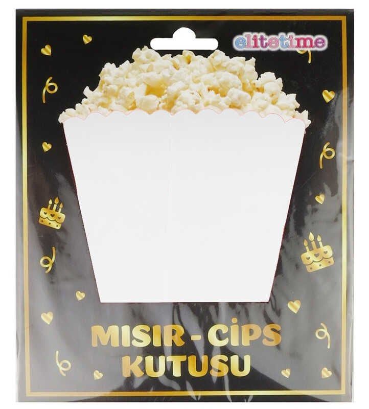 8 Lİ BEYAZ MISIR CİPS KUTUSU