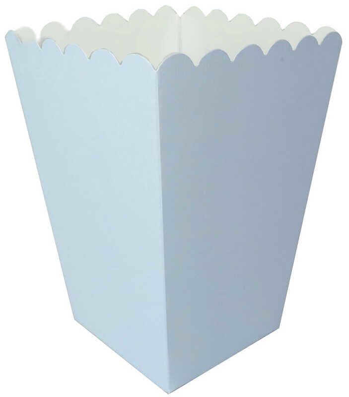 8 Lİ MISIR CİPS KUTUSU MAKARON MAVİ