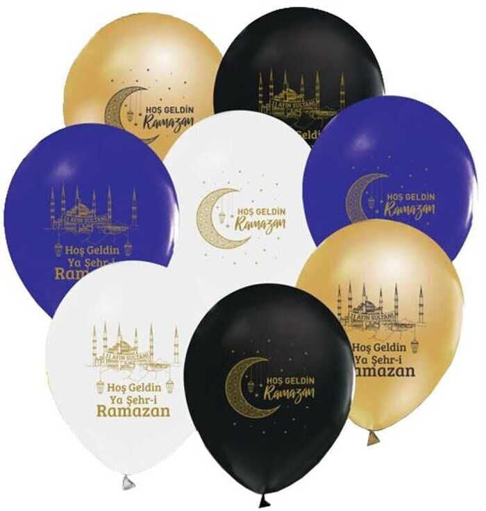 50 Lİ BALON RAMAZAN TEMALI KARIŞIK MODEL