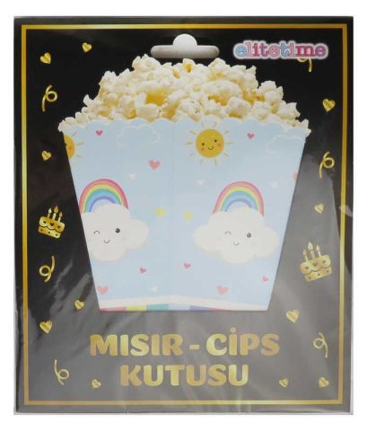 8 Lİ GÖKKUŞAĞI MISIR CİPS KUTUSU
