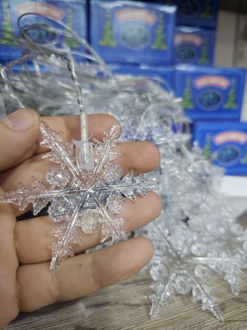 Kar 4mt 96 Led 19 Saçak 40-50-60cm Gün Işığı kartanesi boyutu:7cm
