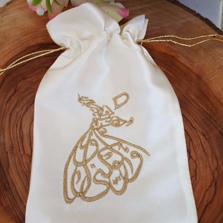Mevlana Varaklı Büzgülü Kese
