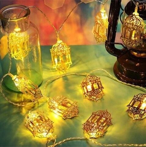 2 Mt Ramazan Temalı Pilli Led Işık