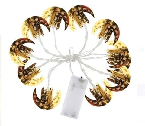 2 Mt Cami / Ramazan Temalı Pilli Gün Işığı Led Işık