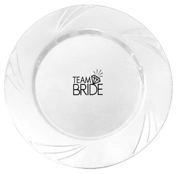 TABAK KRİSTAL MİKA PARLAK ŞEFFAF BRIDE TO BE PK:6