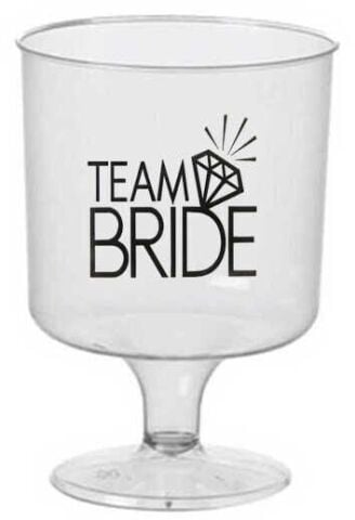 KADEH AKRİLİK 180 CC ŞEFFAF BRIDE TO BE PK:6