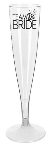 KADEH AKRİLİK UZUN 120 CC ŞEFFAF BRIDE TO BE PK:6