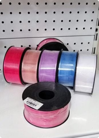 4 cm Şifon Organze Şerit Kurdela 20 Metre