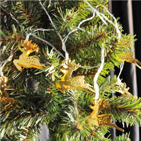 Yılbaşı Pilli Led Işıklı Geyik 3 mt.