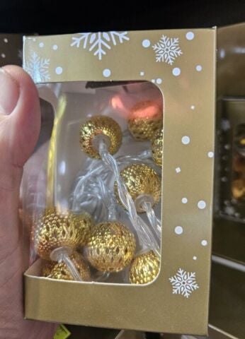 Yılbaşı Pilli Led Işıklı Top Küre 3 mt.