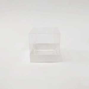 10x10x10 cm Altı Karton Üstü Asetat Kutu