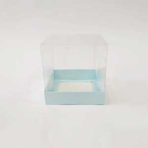 12x12x12 cm Altı Karton Üstü Asetat  Kutu