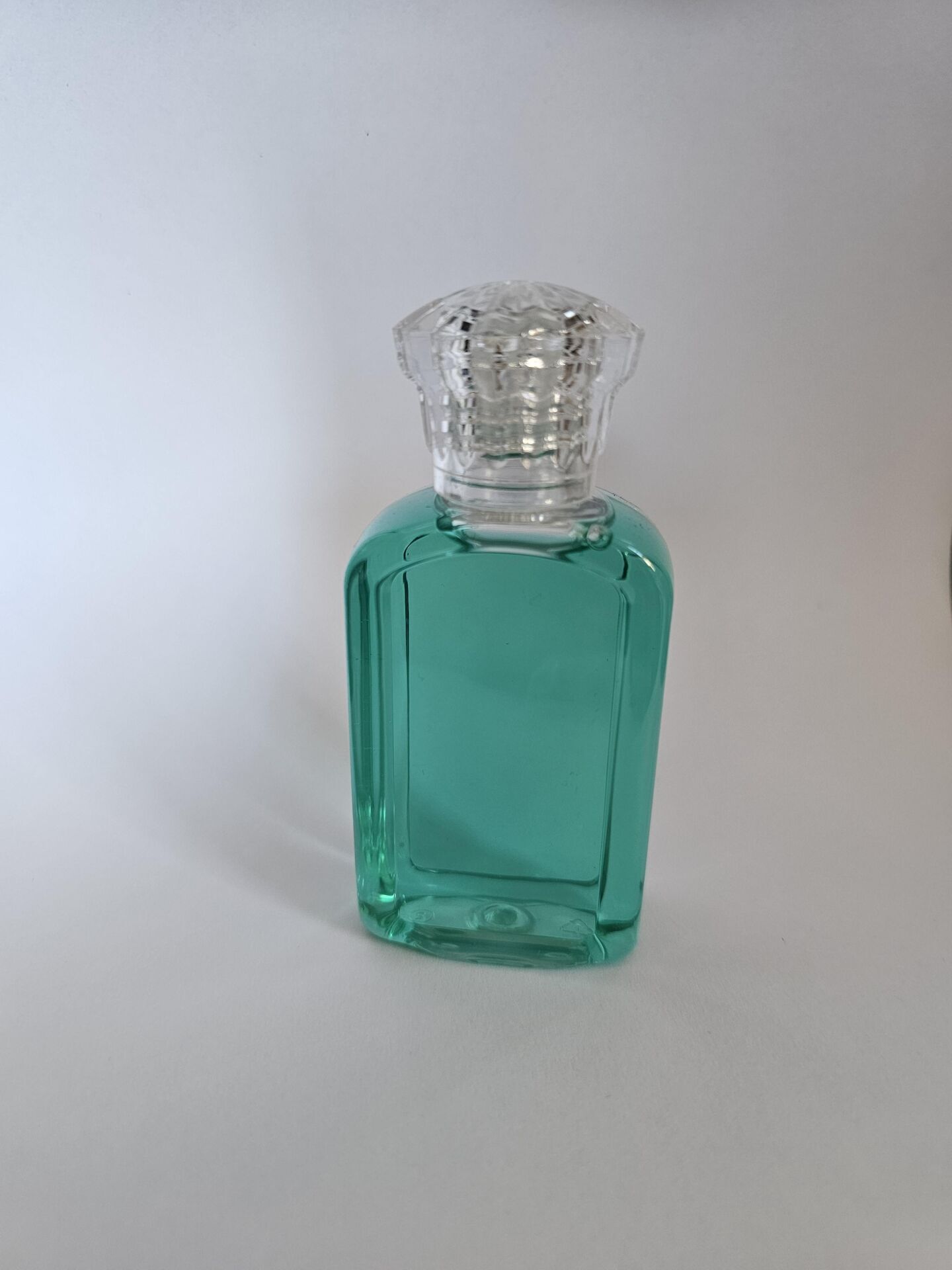 Pvc Dikdörtgen 50 cc Kristal kapaklı Şişe