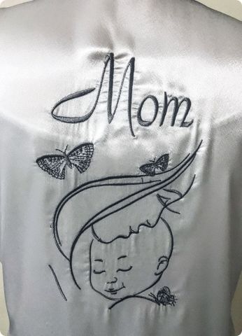 Lohusa Yenidoğan Bebek,Anne Saten Sabahlık
