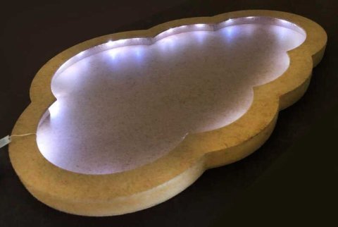KAPI SÜSÜ BUBBLE LED IŞIK BOŞLUKLU BULUT