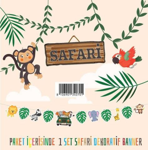 FLAMA SAFARİ FİGÜRLÜ PENCERELİ KUTUDA