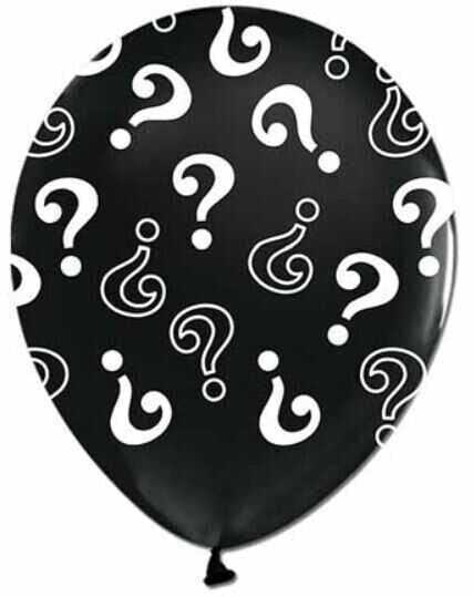 5 Lİ BALON CİNSİYET BASKILI 12 İNC