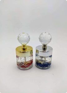 40 cc Kumlu Deniz Kabuklu Jel Mum (Kristal tepeli 40 cc Kavanoz)