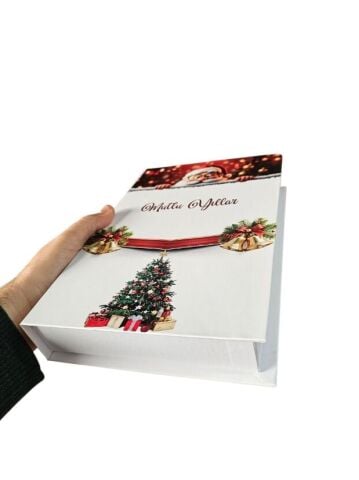 Yılbaşı Lüks Hediye Lokum ve Çikolata Kutusu