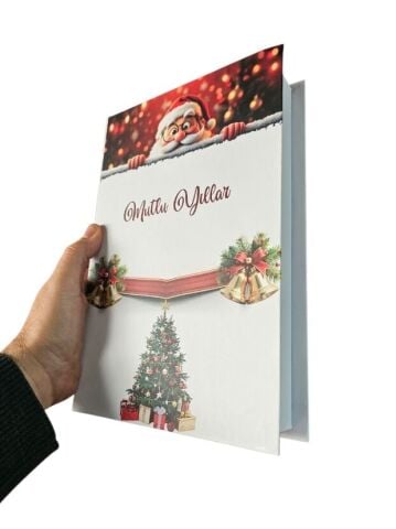 Yılbaşı Lüks Hediye Lokum ve Çikolata Kutusu