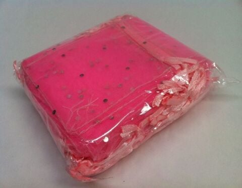 100 lü Büzgülü Tül Kese 9x12 cm