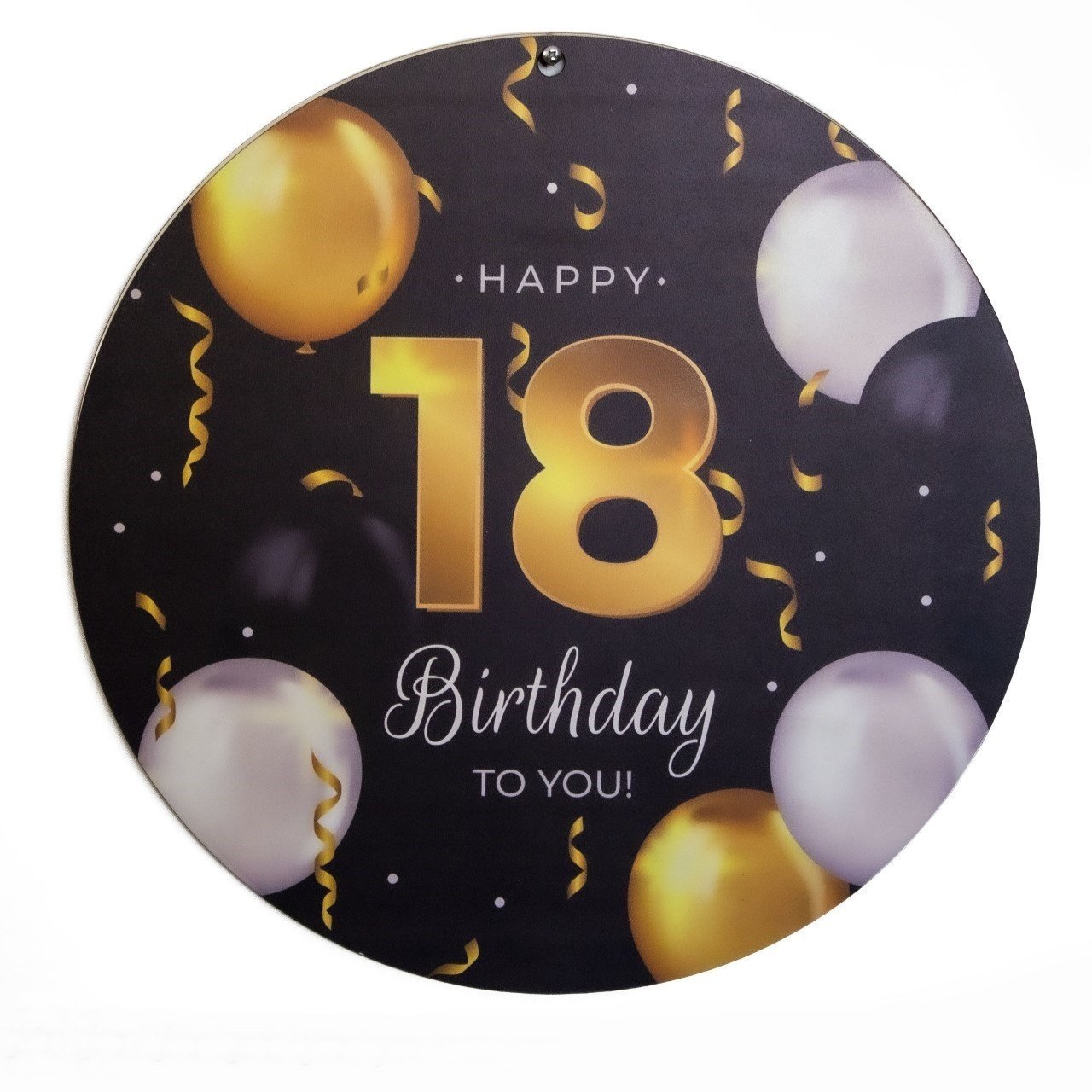 18 Yaş Doğum Günü Ahşap Kapı Süsü (30cm)